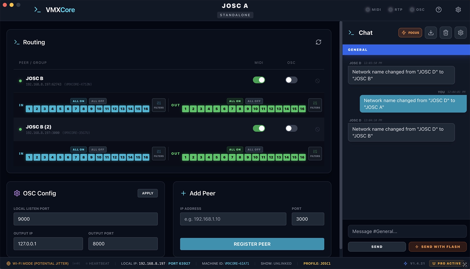VMXCore Application Preview
